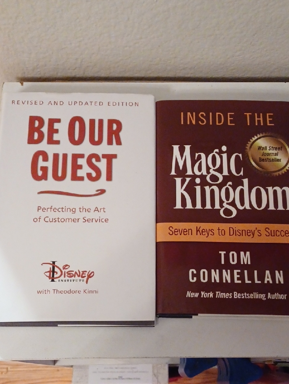 Be Our Guest & Inside the Magic Kingdom Disney Institute Tom Connellan Books